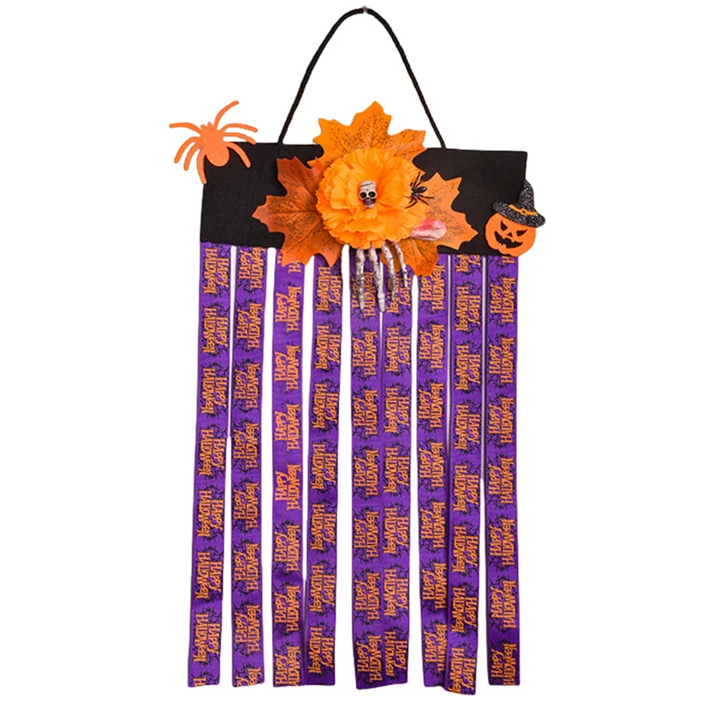 Halloween-Dekorationshänger Kürbis-Hänger Spinne-Hänger und Totenkopf-Hänger