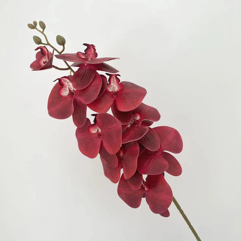 100cm künstliche Phalaenopsis Orchideen – Realistische Kunstorchidee für Blumenarrangements, Home Decor, Bürodekoration, Hochzeitszentren, DIY-Projekte