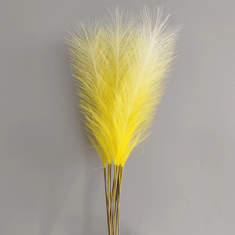 10 Stängel pro Bündel 55cm künstliches Pampasgras Schilf – Realistisches Kunstpflanzen für Arrangements, Home Decor, Wohnraumgestaltung & DIY-Dekoprojekte
