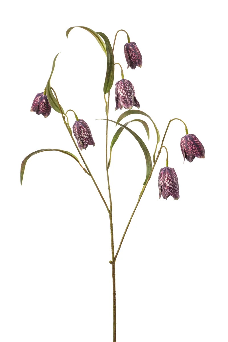 Schachbrettblume künstlich 58 cm - 1 Stiel - Violett