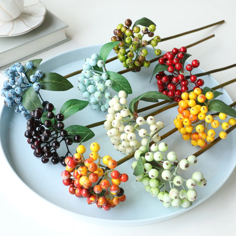 30 cm künstliche Heilige Beeren für Weihnachts- und Hausdekoration