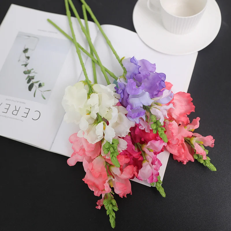 41 cm künstliche Löwenmaulblumen – für Hochzeit & Heimdekoration