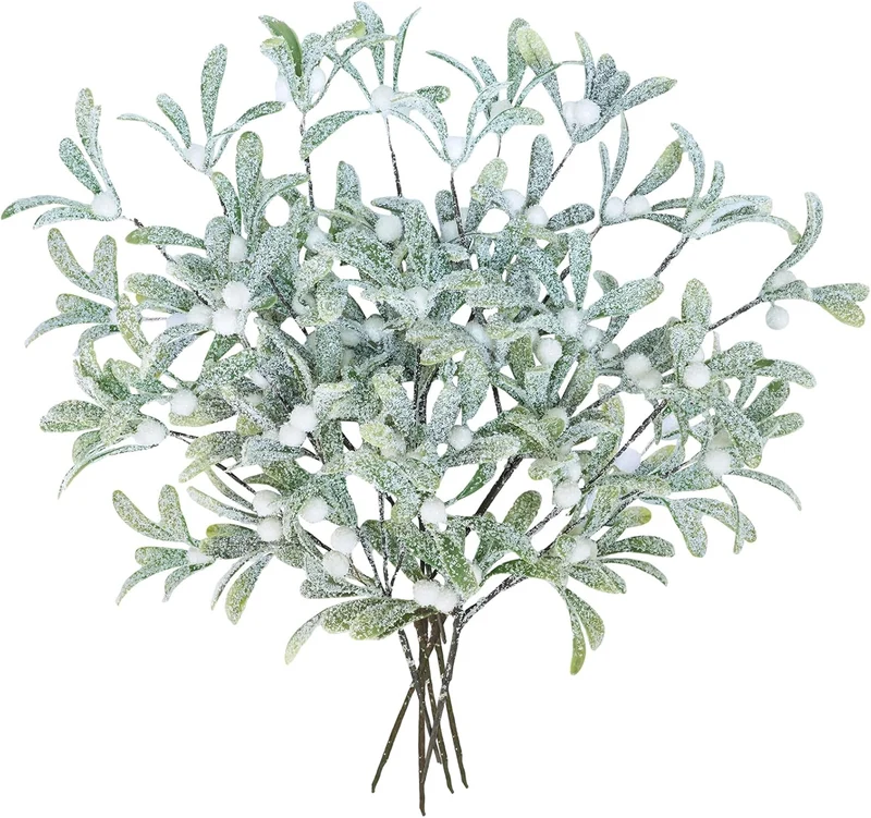 6pcs 32 cm Weihnachtliche Blumenstiele und -spitzen