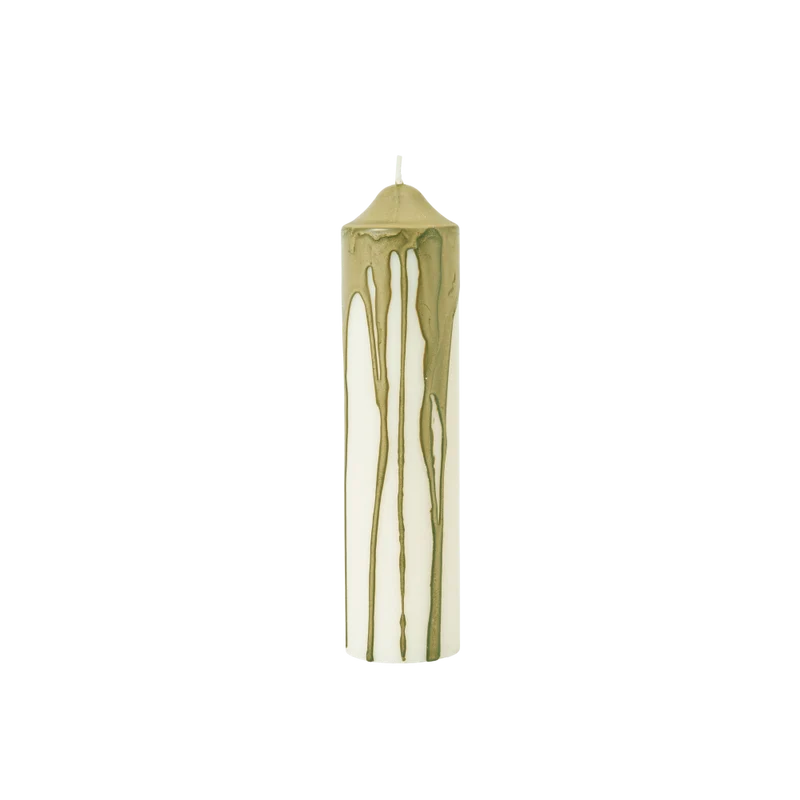 Stumpenkerze Dryp Pillar Candle H20 - ferm LIVING