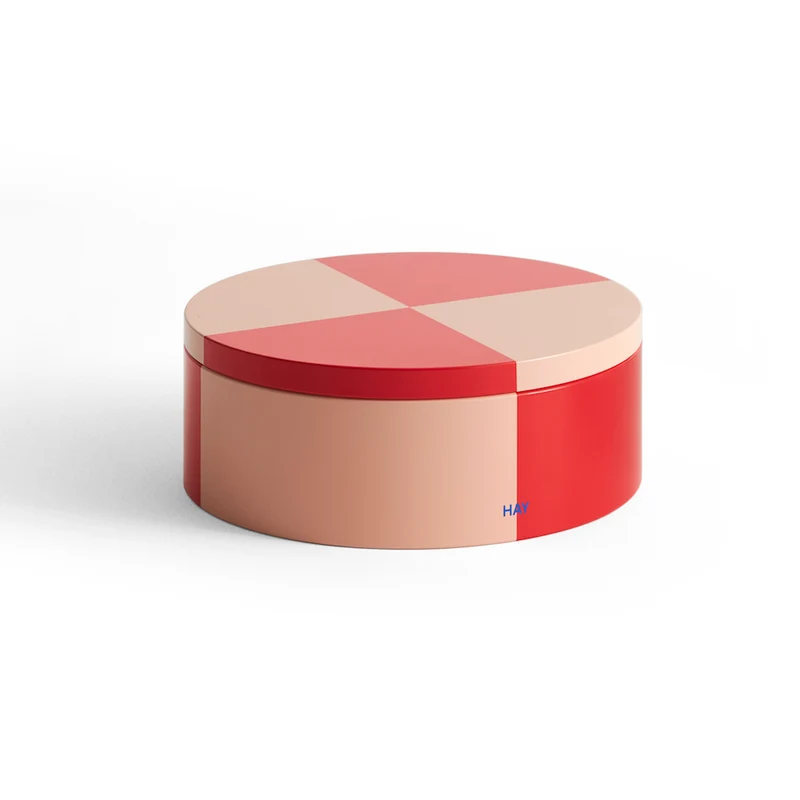 Keksdose Tin Container Round - HAY