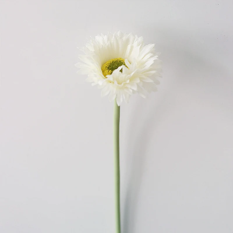 10 Stück 20cm Kunstblumen Afrikadaisy Stängel Gerbera Bouquet Frühling - Blumenarrangements für Tischdekoration