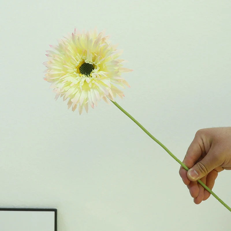 10 Stück 45 cm lange künstliche Gerbera-Blüten-Sträußchen – perfekt für Inneneinrichtung, Vase-Arrangements, Hochzeit, Party-Tischmitte und DIY-Blumen-Dekoration