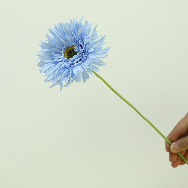 10 Stück 45 cm lange künstliche Gerbera-Blüten-Sträußchen – perfekt für Inneneinrichtung, Vase-Arrangements, Hochzeit, Party-Tischmitte und DIY-Blumen-Dekoration