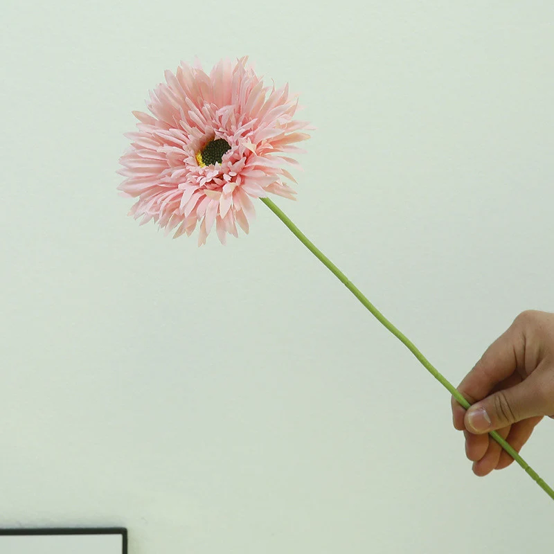 10 Stück 45 cm lange künstliche Gerbera-Blüten-Sträußchen – perfekt für Inneneinrichtung, Vase-Arrangements, Hochzeit, Party-Tischmitte und DIY-Blumen-Dekoration