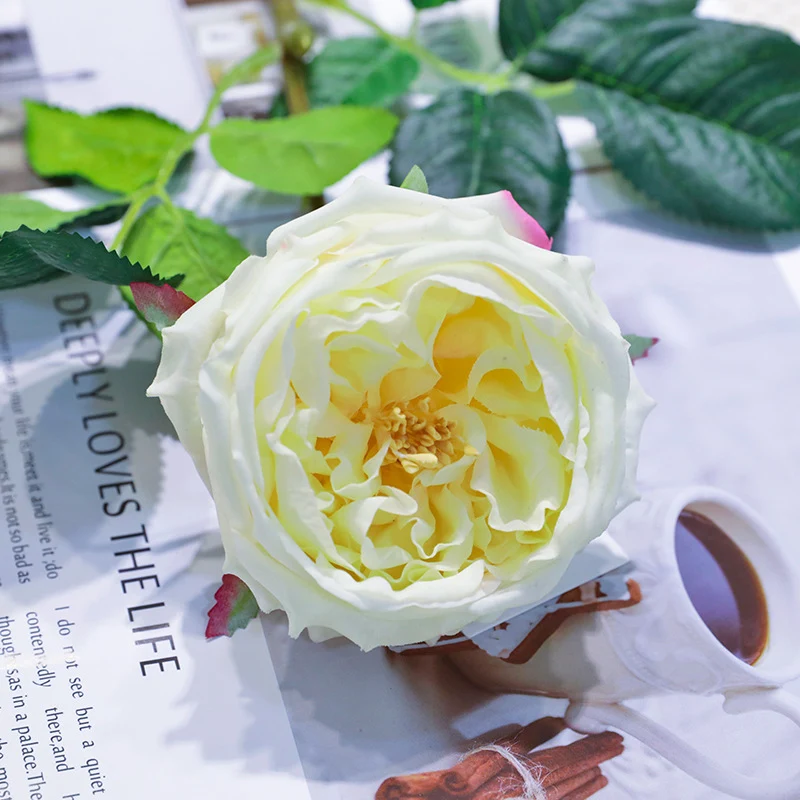60 cm Künstliche Rosen mit Realistischem Griff & Feuchtem Finish