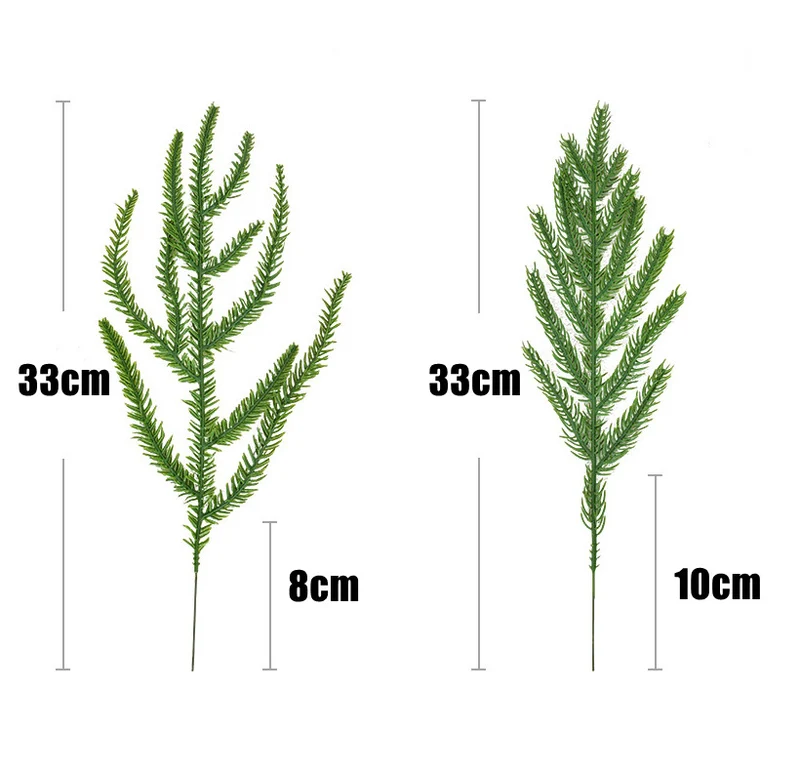 2pcs Künstliche Weihnachts-Tannennadeln