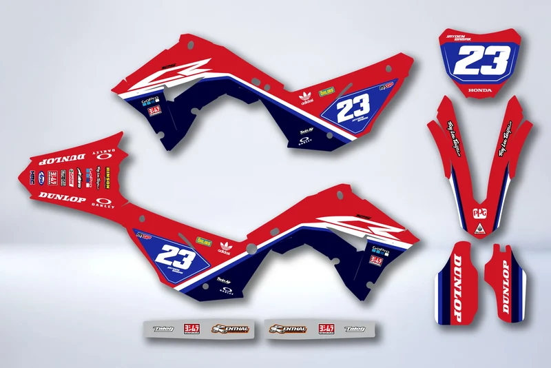 Kit Déco HONDA CR 125 / 250 2002-2012 RESTYLE POLISPORT 2013 - HYDHIX