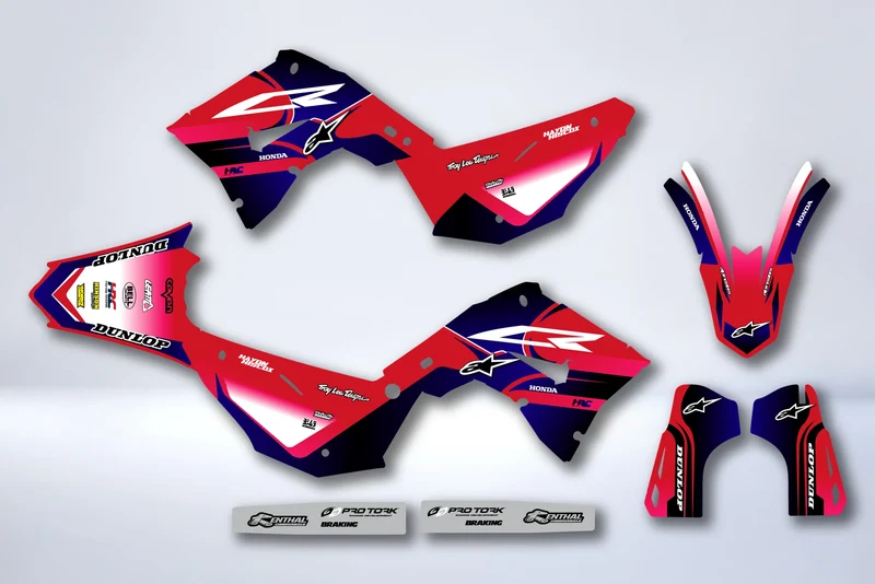 Kit Déco HONDA CR 125 / 250 2002-2012 RESTYLE POLISPORT 2013 - XANRIS