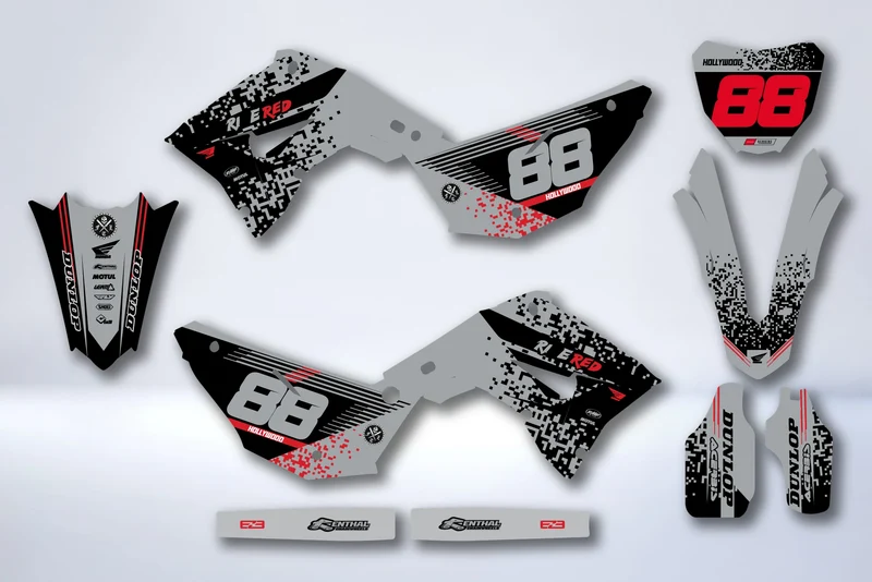 Kit Déco HONDA CR 125 / 250 2002-2012 RESTYLE POLISPORT 2013 - SKOFEN