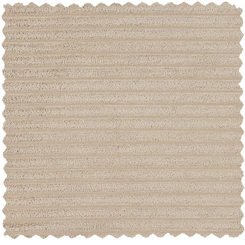 3,5 Sitzer Sofa Bean Ribcord Travertin - WOOOD