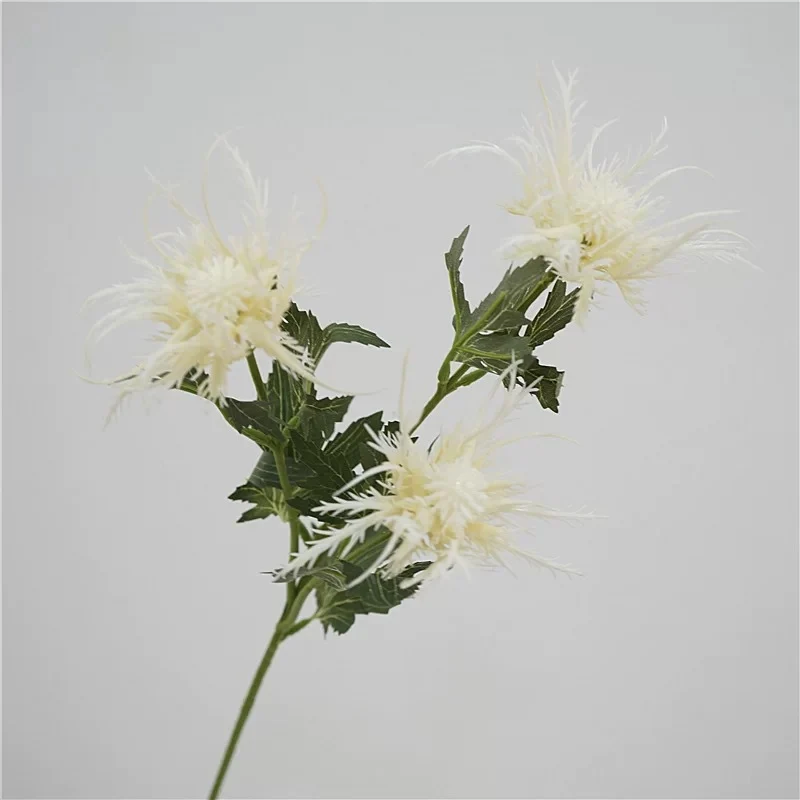 66 cm künstliche Eryngium-Blüten Rustikale Dekoration für Wohnzimmer & Garten