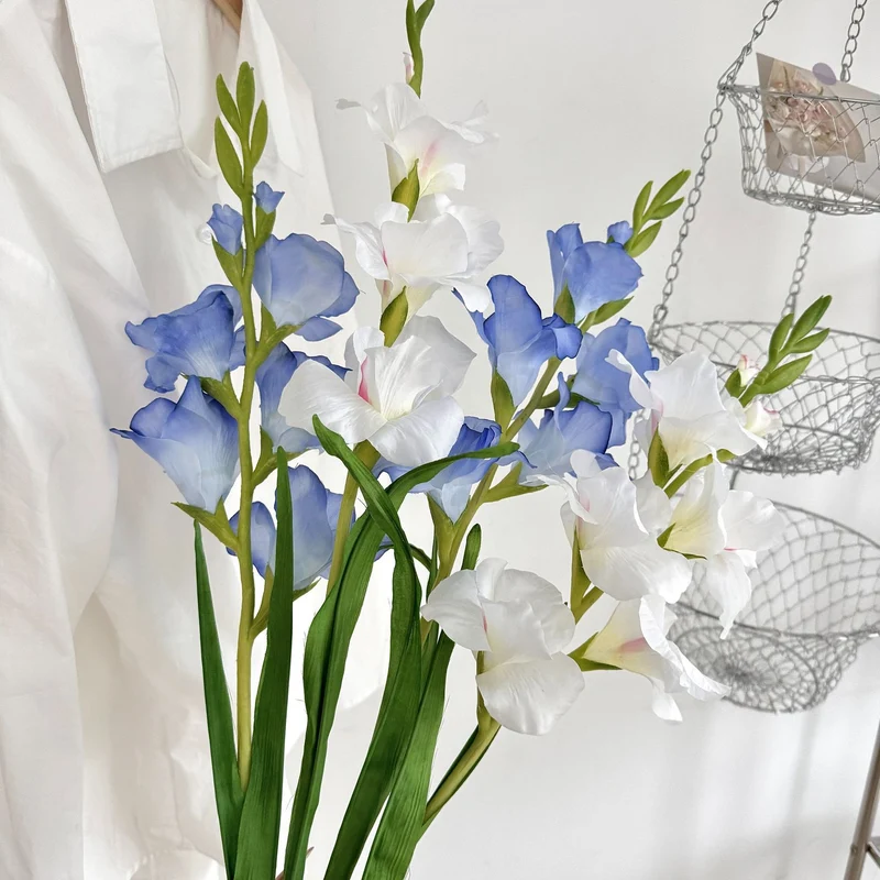 90 cm Real-Touch-Künstliche Gladiolen Für DIY-Blumenprojekte, Geschenke sowie Büro- und Hausdekoration