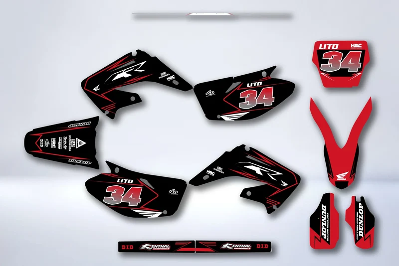 Kit Déco HONDA CR 125-250 2002-2013 - BRUXON