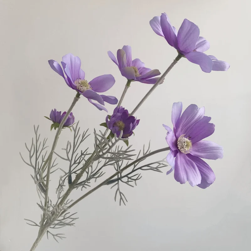 Künstliche Kunstblumen & Kosmos Pflanzen für Drinnen & Draußen – Stoffblumen Dekoration & Kunsthandwerk für Hochzeit, Bankett, Blumenparty, Zuhause, Hotel