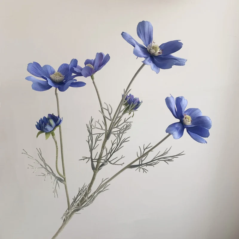 Künstliche Kunstblumen & Kosmos Pflanzen für Drinnen & Draußen – Stoffblumen Dekoration & Kunsthandwerk für Hochzeit, Bankett, Blumenparty, Zuhause, Hotel