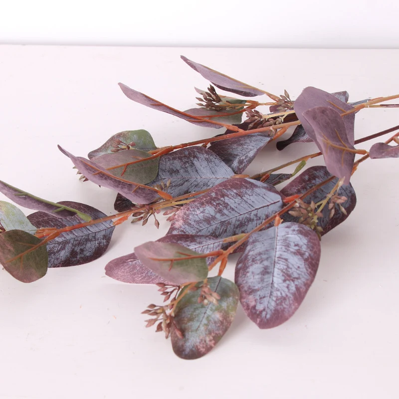 60 cm lange Pappel-Eukalyptus-Zweige – Für Blumenarrangements
