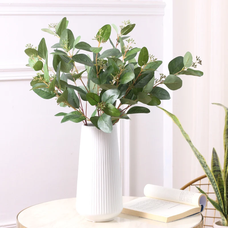 60 cm lange Pappel-Eukalyptus-Zweige – Für Blumenarrangements
