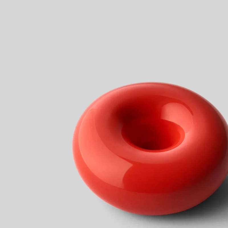 Kerzenhalter aus Keramik BOB Red Small - Studio About