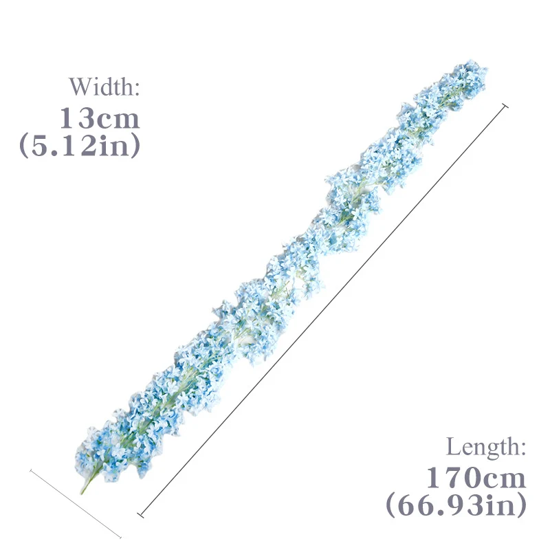 170 cm Künstliche Flieder-Rank-Girlande zur Hochzeits-Hausdekoration