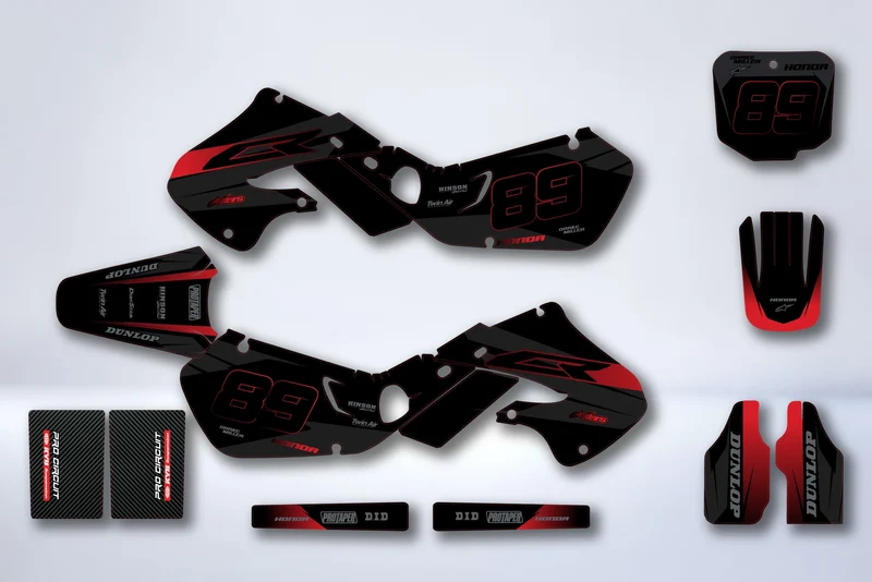 Kit Déco HONDA CR 125-250 1997-1999 - FALVOK