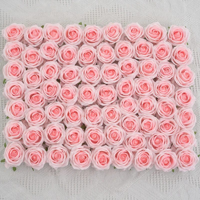 50 Stück künstliche Rosenköpfe – Seidenblumen für DIY, Hochzeitsdeko & Bastelarbeiten