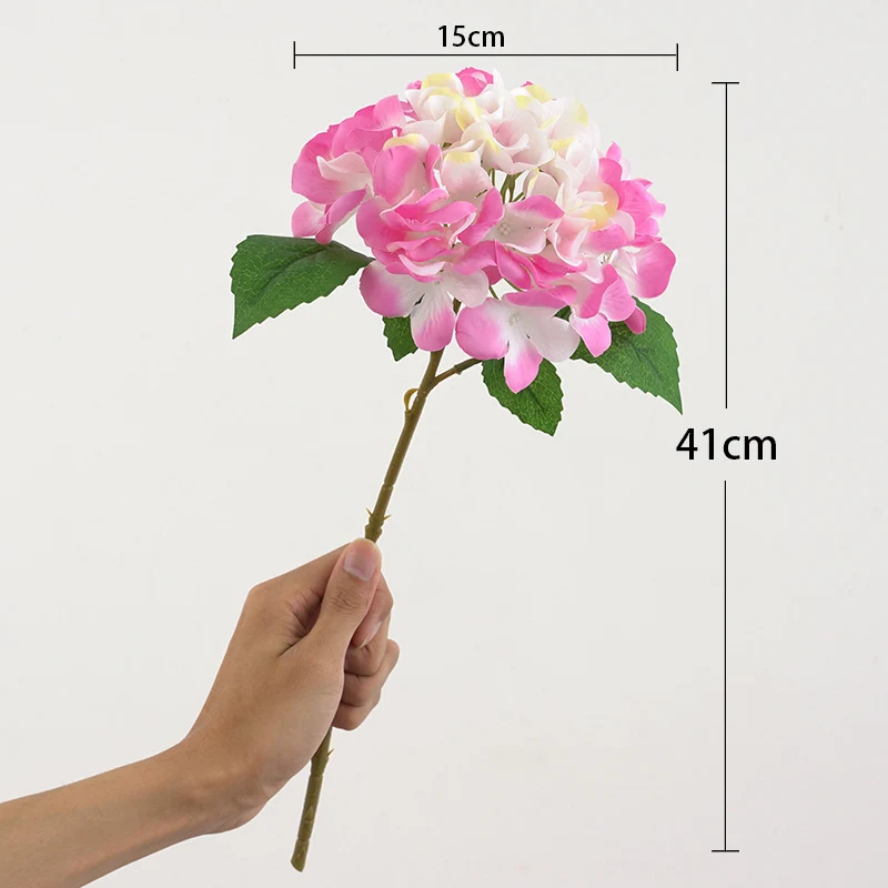 41 cm Künstlicher Hortensienzweig – Kunstblume Dekoration im Angebot