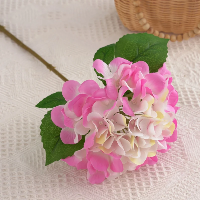 41 cm Künstlicher Hortensienzweig – Kunstblume Dekoration im Angebot