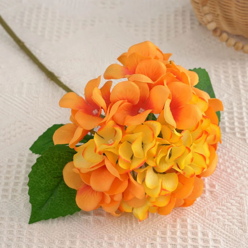 41 cm Künstlicher Hortensienzweig – Kunstblume Dekoration im Angebot