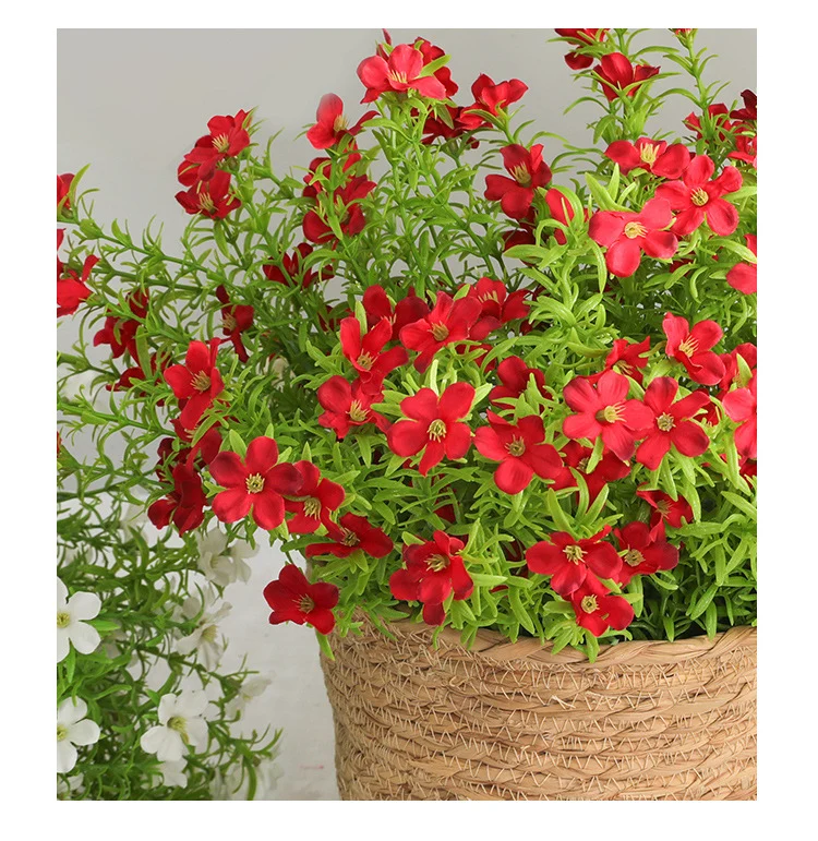 28 cm UV-beständiger Kunstblumenstrauß Wildblumen für den Außenbereich
