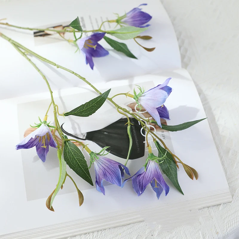 72 cm künstliche Glockenblumen – Ideal für Blumenarrangements & Heimdekoration