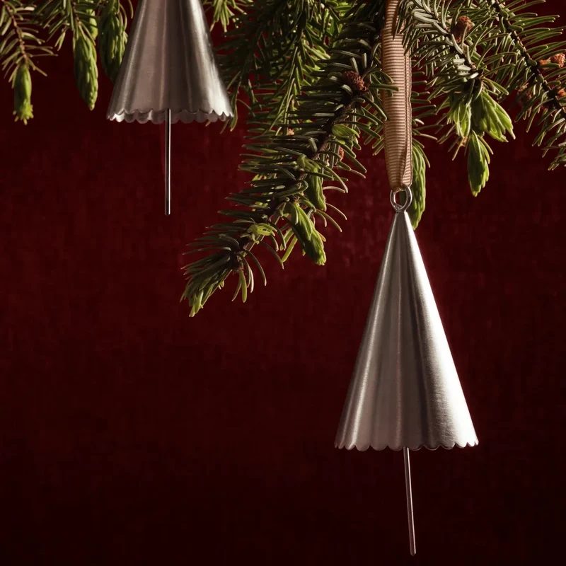 Cone Bell Christbaumschmuck Glocken 2er-Set - ferm LIVING