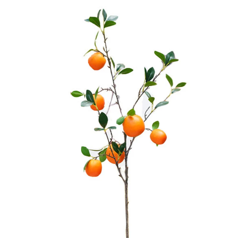 Extra hoch 94 cm Künstliche Äste mit Mandarinen Perfect für Oktoberfest & Hausdekoration