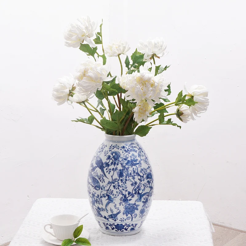 70 cm hohe künstliche Krabbenklau-Chrysantheme mit hochwertigem Berührungsgefühl für Home-Wedding-Dekoration
