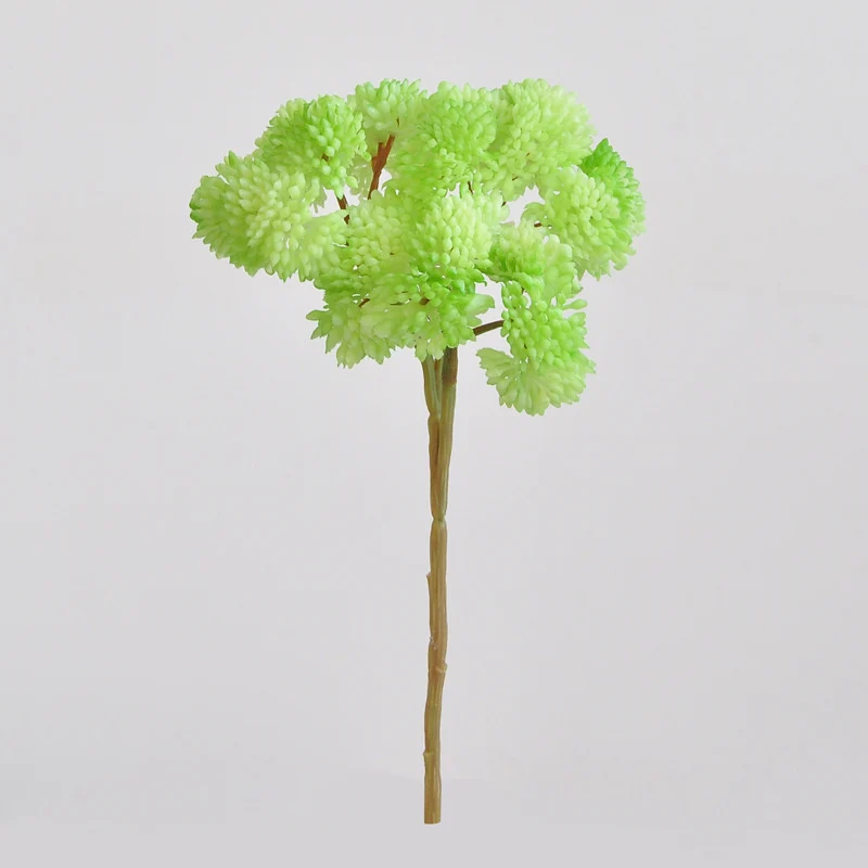 21cm Künstliche Sukkulente Mizikai-Fruchtstängel mit weicher Gummi-Oberfläche – für Hochzeits- und Heimdekoration