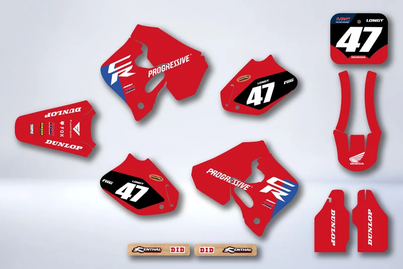 Kit Déco HONDA CR 125 1993-1994 & CR 250 1992-1994 - NEXZIX