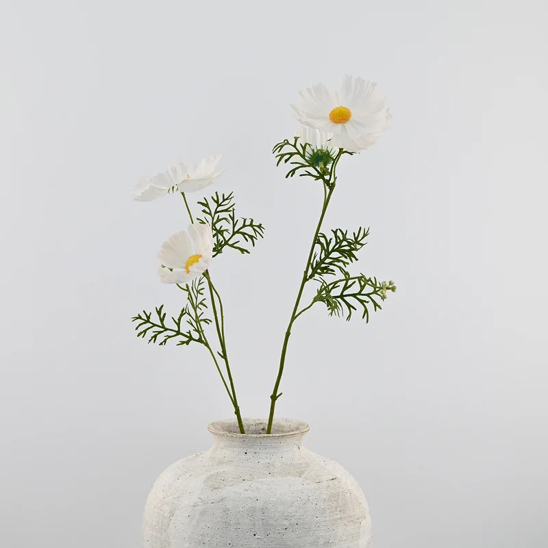 2er-Set Neue & Verbesserte Kunst-Mohnstiele – Realistische Seidenblumen für die Vase