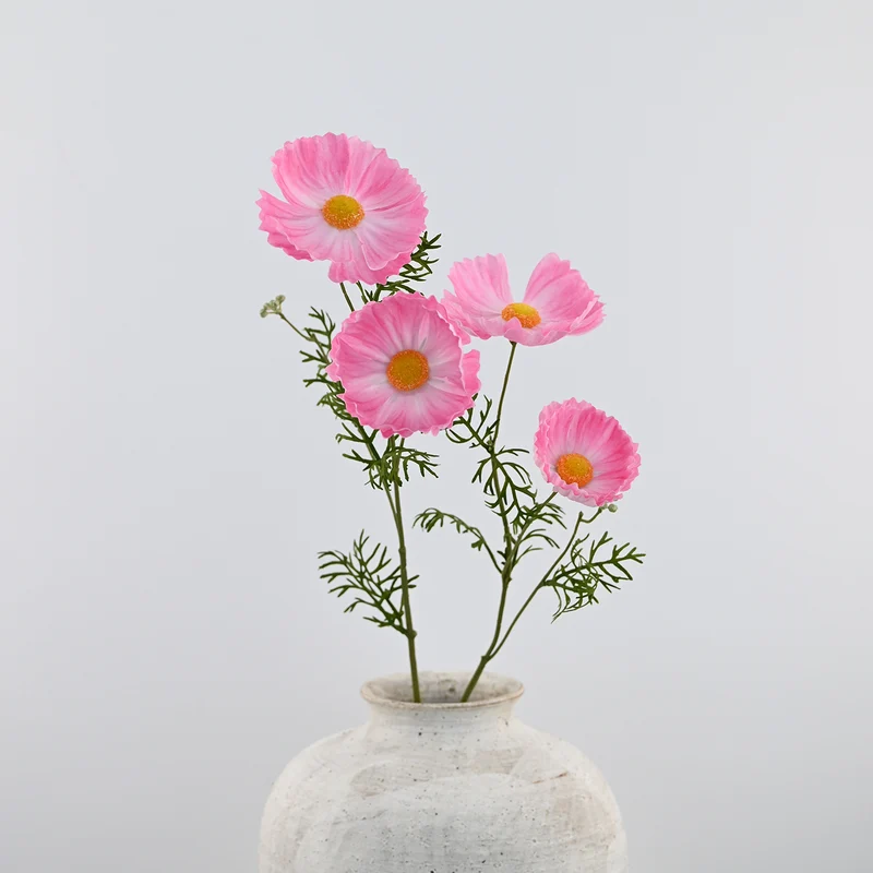 2er-Set Neue & Verbesserte Kunst-Mohnstiele – Realistische Seidenblumen für die Vase