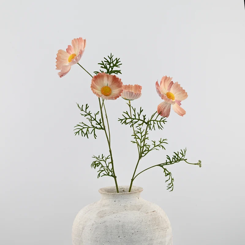 2er-Set Neue & Verbesserte Kunst-Mohnstiele – Realistische Seidenblumen für die Vase