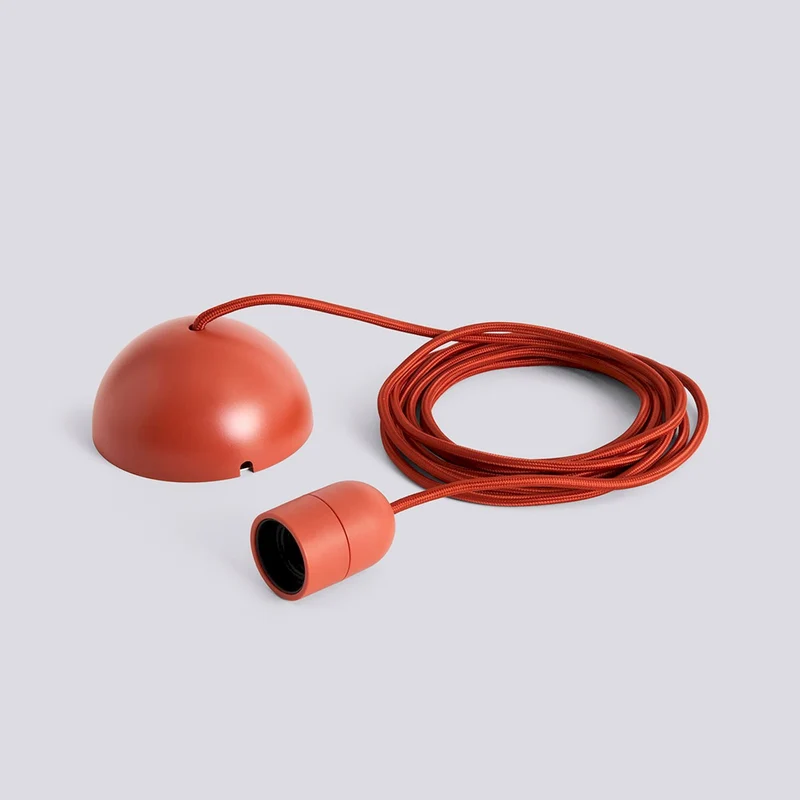 Common Pendant Cord Set Lampenkabel rostrot - HAY