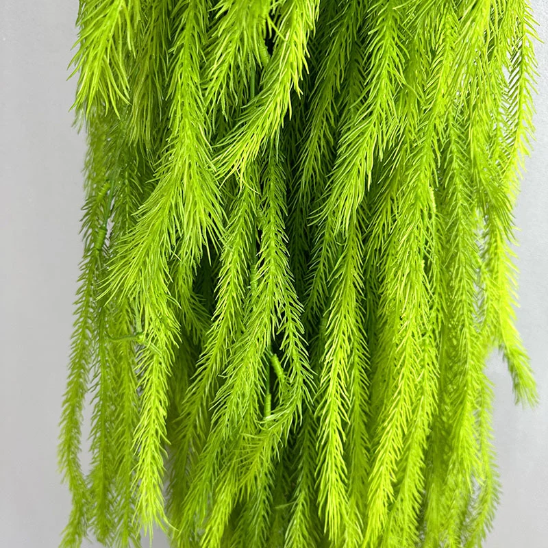 88 cm Künstliche Tannenranke Girlande Weihnachtsdekoration Flexible Weihnachtsranke mit Tannennadeln