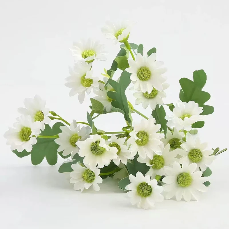 10 Bündel Draußen liegende künstliche Chrysanthemen mit UV-Schutz Außenblumen
