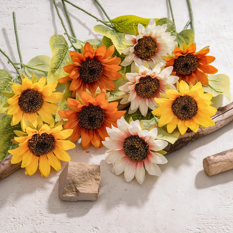 37cm Künstliche Sonnenblumen – für Hochzeits- und Heimdekoration