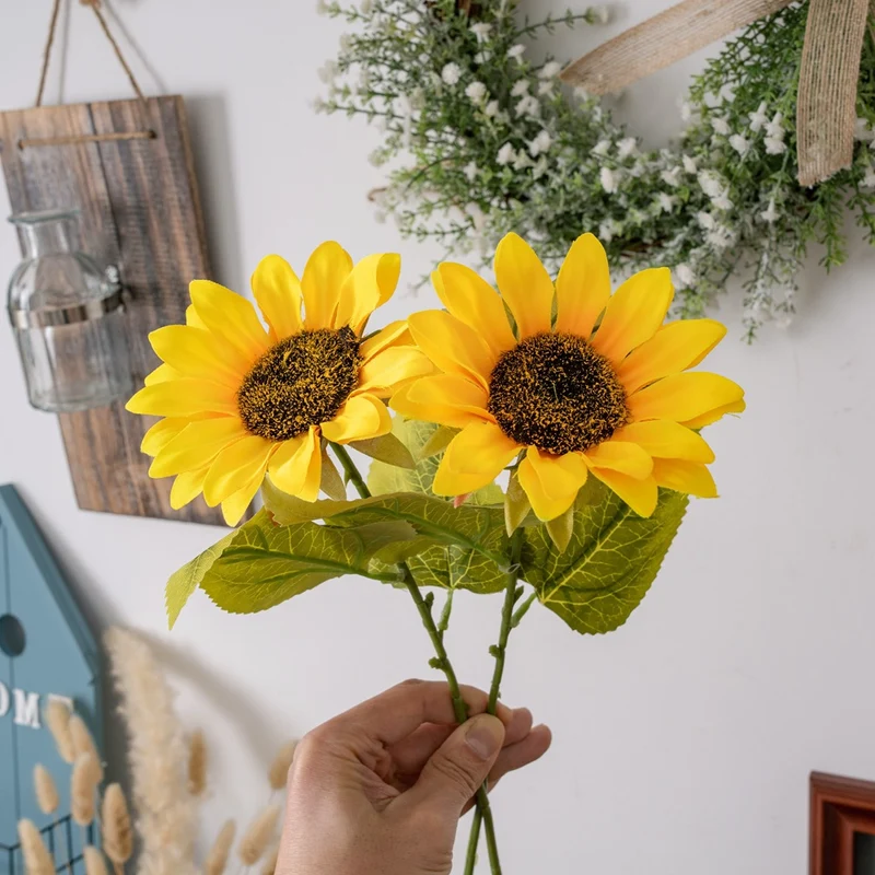 37cm Künstliche Sonnenblumen – für Hochzeits- und Heimdekoration