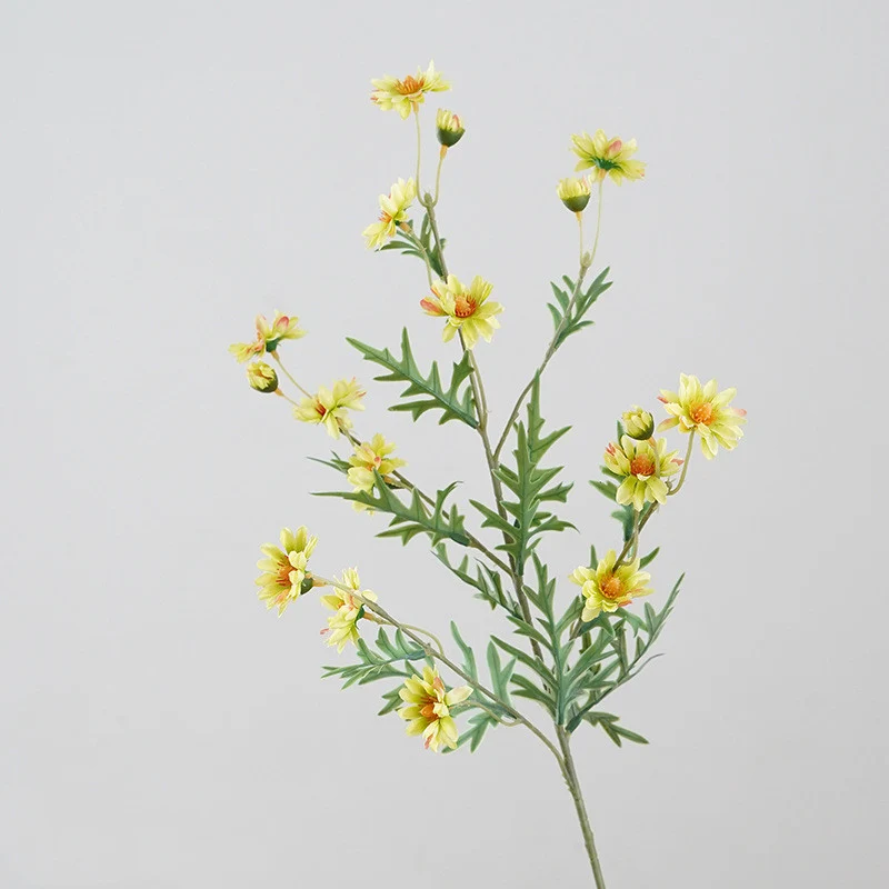 73 cm Künstlicher Gänseblümchen Kamille Zweig – Seidenblume, Frühlingsdeko