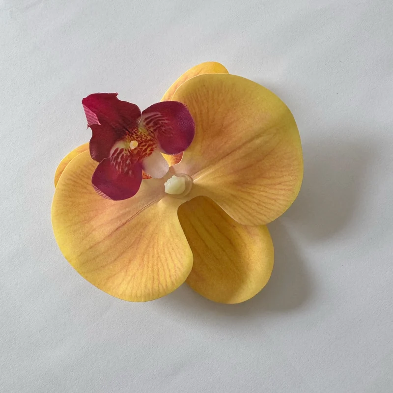 24 Stücke Orchideen-Dekorationen | Real Touch PU Künstliche Blumen | Orchideenköpfe & Künstliche Phalaenopsis-Blumenköpfe für DIY-Kunsthandwerk, Heim- und Hochzeitsdekoration